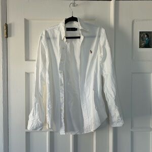 Ralph Lauren Classic White Men's Button Down Shirt